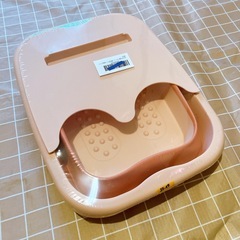 新品⭐️ フットバス 足湯 バケツ 折り畳み 足冷え対策 持ち運び 軽量 省スペース収納 蓋付き 足ツボ付き 足湯器 ポータブルフットバス の画像