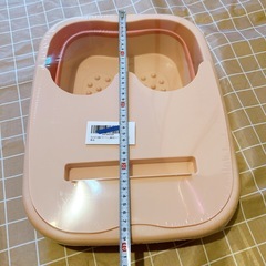 新品⭐️ フットバス 足湯 バケツ 折り畳み 足冷え対策 持ち運び 軽量 省スペース収納 蓋付き 足ツボ付き 足湯器 ポータブルフットバス の画像