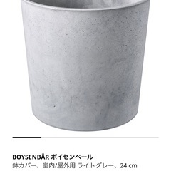 IKEA 鉢カバー　ボイセンベールの画像