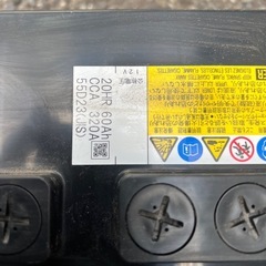 バッテリー　55D23R 中古の画像