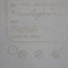 伊勢崎店【現状品】gi9-17 Kartellダイニングテーブル チェア3脚セットの画像