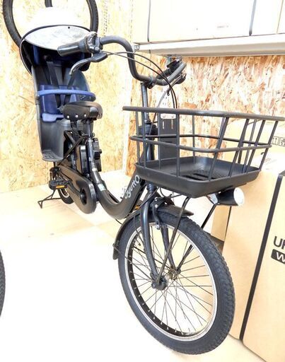 札幌市清田区 Panasonic 電動アシスト自転車 ギュット・クルームR・DX 20型 マットチャコールブラック BE-FRD031B