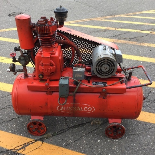 NISSALCO 200vコンプレッサー　SH-3 動作OK