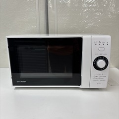 I356 🌈 2023年製の美品♪ SHARP 電子レンジ（650Ｗ） ⭐ 動作確認済 ⭐ クリーニング済の画像