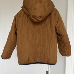 アウター ボア 110 キッズ 男の子 コート ジャンパー リバーシブル 秋冬の画像