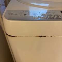 シャープ洗濯機　お車代支払います！の画像
