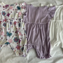 新品◆3〜6Mロンパース3枚セット◆の画像
