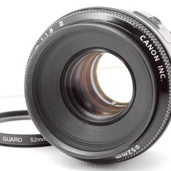 新品級✨美しいボケ感 Canon EF 50mm F/1.8 Ⅱ 単焦点レンズの画像