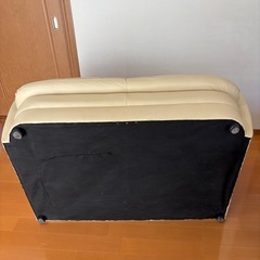 ２人掛けソファ（皮製）熊本市内に取り来られるかた方の画像