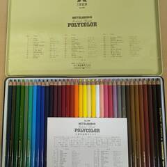 ★新品未使用★　三菱鉛筆　色鉛筆　ポリカラー３６色の画像