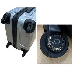 【REGASTOCK 川崎店】【鍵なし】ACE PROTECA エース プロテカ STARIA V スタリアV 56cm 53L 02642 スーツケース ストッパー付 キャリーケース キャリーバッグ 海外旅行 小型 シルバーの画像