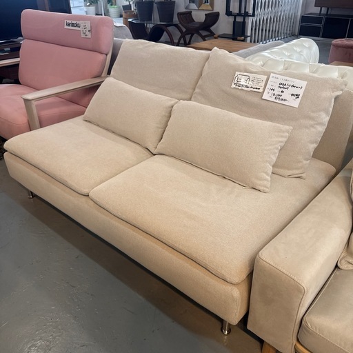 2人掛けコンパクトソファ　IKEA w145cm