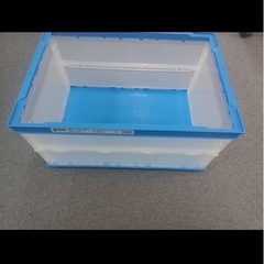 大量 使用済 トラスコ中山 TRUSCO 薄型折りたたみコンテナ オリコン 40L 透明 TR-O40B TMの画像