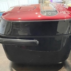 アイリスオーヤマ 炊飯器 DKRC-MA30-RE 炊飯ジャー  17年製 キッチン家電 生活家電 3合だき 0926-014の画像