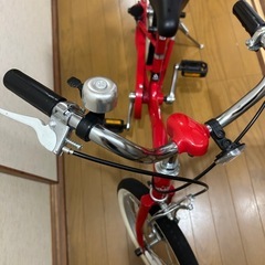 美品　キッズ16インチ自転車　赤の画像