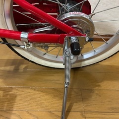 美品　キッズ16インチ自転車　赤の画像