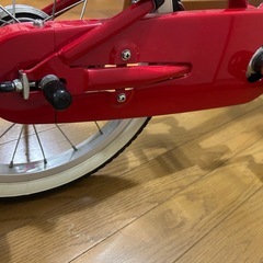美品　キッズ16インチ自転車　赤の画像