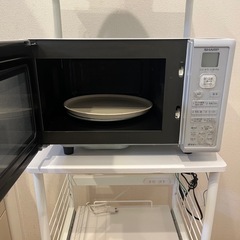まとめ売り！電子レンジ、炊飯器・家電棚の画像