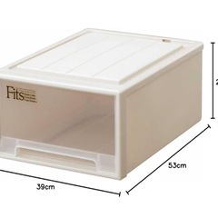FITSフィッツ衣装ケース収納ケースクローゼット用サイズの画像