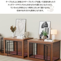 ペットゲージ　屋根付きの画像