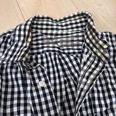 メンズ　チェックシャツ　M 無印良品の画像