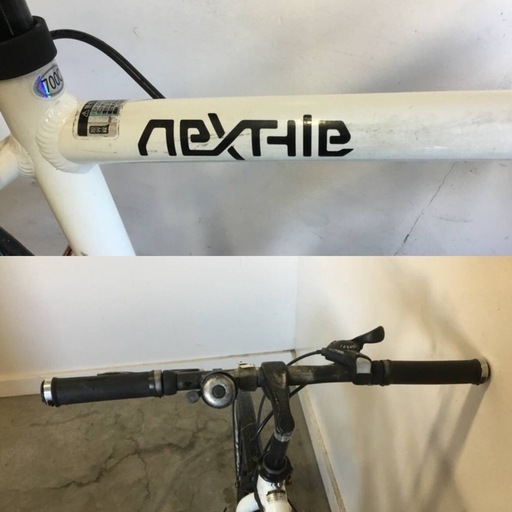 A-131△ 岐阜発/ Nexthle/ クロスバイク/ 自転車/ 700×23c/ 7段変速/ ギヤのワイヤー切れあり/ 変速不可/ 現状品/ o/ R6.12/10 △