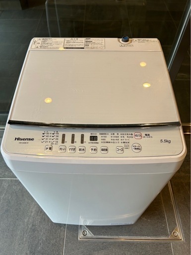 HW-G55B-W ハイセンス5.5キロ　縦型洗濯機　2022年製