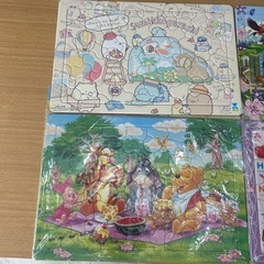 キッズパズル　　ディズニー、プーさん、ソフィア、すみっコぐらし　ABC パズル４種の画像