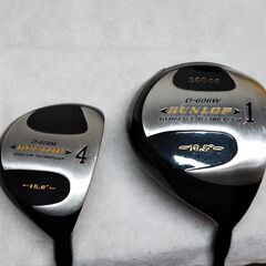 DUNLOP ゴルフセット バッグカバー付 アイアン8本 ウッド4本 P1本の画像