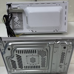 I755 🌈 2023年製の高年式♪ アイリスオーヤマ 電子レンジ 650Ｗ ⭐ 動作確認済 ⭐ クリーニング済の画像