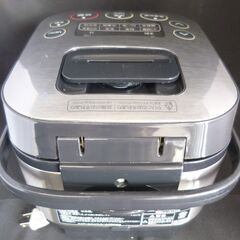 釜傷有/ハイアール マイコン炊飯ジャー 3合炊き オリジナル ステンレスブラック JJ-M31EE/2019年式・中古品・現状渡しの画像