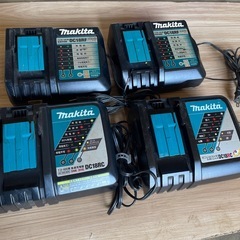 マキタ充電器4台セットの画像