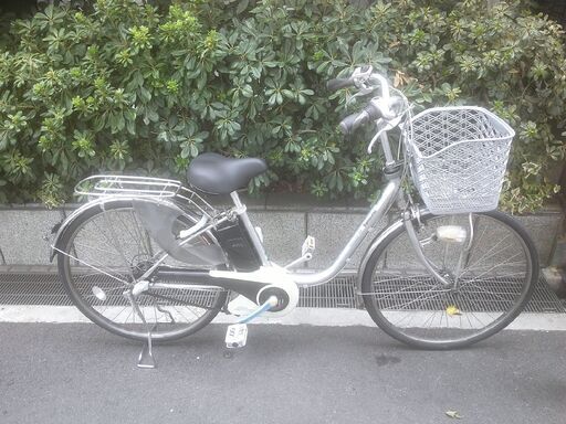 電動26インチ 税別￥36.182- 新基準パナソニックビビDX　8.9Ah 電動自転車　３ヶ月保証　シルバー926