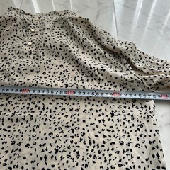 しまむら HK WORKS LONDON レオパードブラウス豹柄 秋の画像