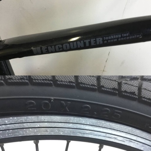 A-134△ 岐阜発/ ENCOUNTER/ BMX/ 自転車/ 20インチ/ ジャイロ/ ペグ付き/ 走行確認/ 現状品/ 管07s/ R7.1/31 △