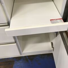 ★リユースのサカイ横浜南店★YM1465 NITORI レンジボード ホワイト W120×D51×H198 クリーニング済みの画像