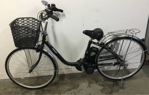 A-134△ 岐阜発/ パナソニック/ 電動アシスト自転車/ 26インチ/ 3段変速/ バッテリー6.6Ah/ 充電器なし/ 走行確認/ 現状品/R6.11/14 /s1.6 △