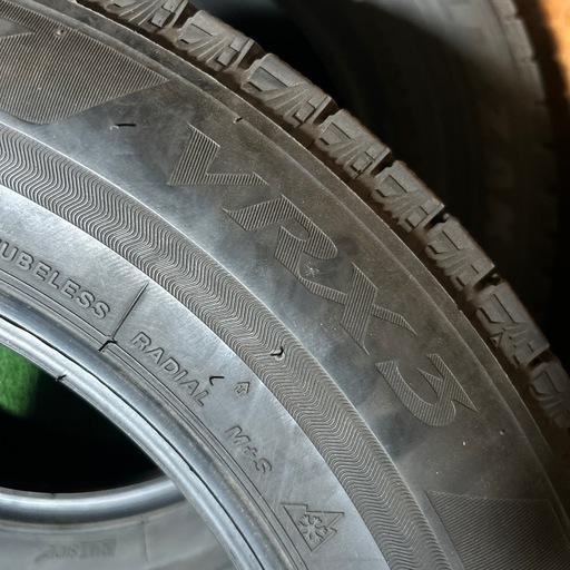 BS VRX3 195/65R15 21年 7.3mm