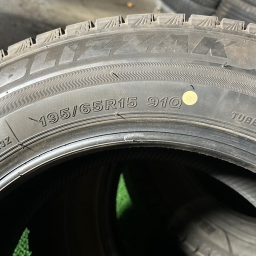 BS VRX3 195/65R15 21年 7.3mm