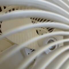OHM　オーム電機　360°首振　サーキュレーター　静音　扇風機　タイマー付　FF-SQ927W　リモコン無の画像