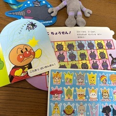絵本　ぬいぐるみ　アンパンマンはじめてのあいうえお教室　の画像