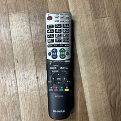 SHARP シャープ⭐︎32型液晶テレビ LED　AQUOS　LC-32V5 リモコン付　ブラック 2011年式の画像