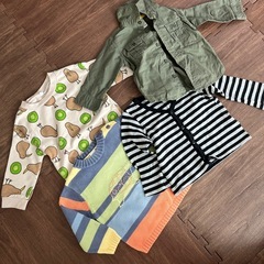 【決定】秋冬 子ども服 美品多め BREEZE等 80cm  15着まとめの画像