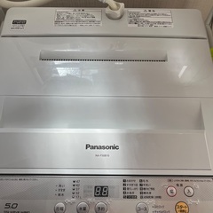 洗濯機 5.0kg 2016年製 Panasonic NA-F50B10の画像