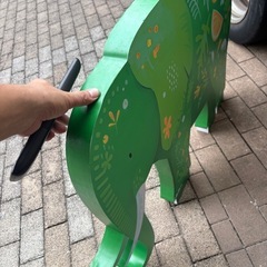 象のオブジェ　発泡材の画像