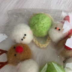 【リース1】クリスマス飾りの画像