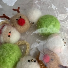 【リース1】クリスマス飾りの画像
