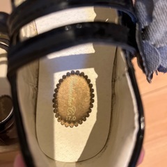 【17cm】お花モチーフエナメルシューズの画像