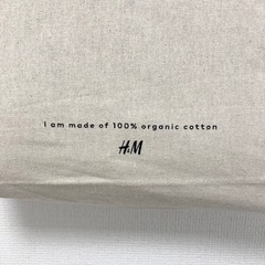 H&M オーガニックコットン エコバッグの画像