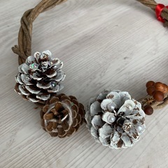 【リース3】クリスマス飾りの画像